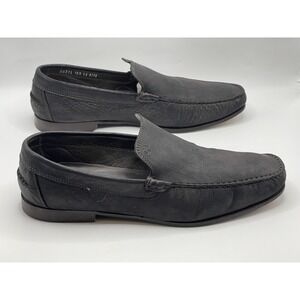 Donald J Pliner Men's Daryl Loafers Shoes Size 10.5 M Black Casual Made In Italy